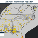 Smoke analysis for the southeastern U.S. on 4/20/23.